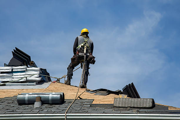 Professional Roof Replacement technician working in Kurten, TX